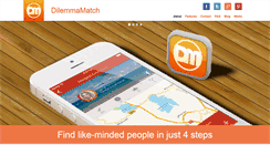 Desktop Screenshot of dilemmamatch.com